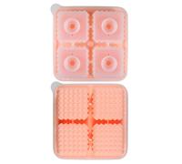 Stampi Per Vassoio Cubo Ghiaccio In Silicone 4 Budini Piazzati Quadrati Stampi Torta Cioccolato Che Decorano Lo Strumento Vassoio Cubetti Ghiaccio
