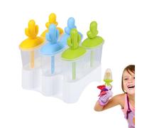 Stampi Popscile - Set di stampi per ghiaccio in silicone, vassoio riutilizzabile BPA-Frree | Stampo per congelamento facile da rilasciare con bastoni, Produttore di snack divertenti multifunzionali