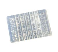 Stampi professionali in silicone per dessert a tema orso strumenti decorativi per manicure per vari tipi Dolce Orso Bowknot Stampi artistici