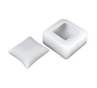 Stampi quadrati in silicone per cuscini intrecciati per cuocere pasticcini francesi, artigianato fatto a mano, stampo sicuro per alimenti, stampi quadrati in silicone per mousse
