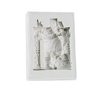 Stampi quadrati natalizi in silicone per cioccolato fondente torta stampo strumenti di cottura grandi amanti della cottura stampi in silicone per fondente per la decorazione di torte