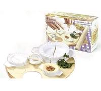 STAMPI FORMA PER RAVIOLI PANZEROTTI E PASTA RIPIENA SET 4 PZ.
