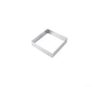 Stampi regolabili per torte in acciaio inox, varie dimensioni, 15,2 cm, 20,3 cm, 25,4 cm, 30,5 cm, per crostate, mousse, dessert, antiaderenti, lavabili in lavastoviglie, design espandibile per la