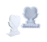 Stampi Resina Epossidica Stampi A Forma Del Cuore Stampi Artigianato Stampo Resina Silicone Adatti Per Decori Che Producono Decori Telaio Fotocchia