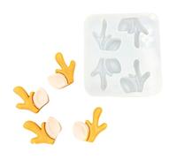 Stampi riutilizzabili compatti del silicone dell'orecchio per il sapone del cioccolato che fa la muffa a forma di