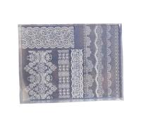 Stampi riutilizzabili del mestiere del silicone del pizzo francese per la muffa del silicone del merletto dei monili della resina