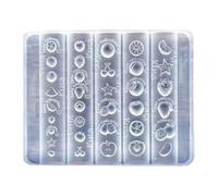 Stampi riutilizzabili in silicone per unghie per frutta intaglio decorazione accessori stencil per donne stampo in silicone personalizzabile con charm a forma di frutta