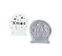 Stampi rotondi flessibili per luce notturna Stampi per progetti creativi Stampi Supporto Stampi Texture in silicone Accessori per la produzione a mano Stampo per incorporare la luce LED