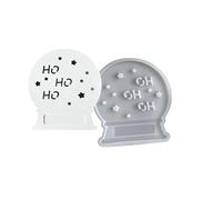 Stampi rotondi flessibili per luce notturna Supporto per progetti creativi Texture in silicone Accessori per la produzione a mano Illuminazione Artigianato