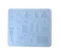 Stampi semplici del mestiere dell'elastomero per i disegni della torta del latte del ghiaccio di arte della colofonia riciclabili dei monili che fanno gli Addons Guardia Fascino Elastomero Cast