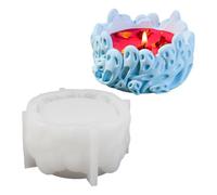 Stampi unici per il supporto di artigianato, a forma di teschio, base in silicone per realizzare candelieri, forniture artigianali fatte a mano