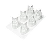 Stampi Zongzi facili da usare, 6 scomparti, riempiti con stampi per dolci e pasticcini, stampi per pasticcini creativi