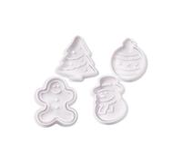 Stampini a pressione - Natale - 4 pcs - Plastica - Compatibile con lavastoviglie