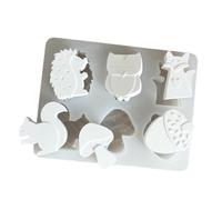 Stampini Animali In Silicone | Strumento E Accessorio Con 6 Griglie Resistente Al Calore,Stampini Per Sapone | Per Resina Cemento Cottura Realizzazione Sapone Realizzazione Principianti Casa Cucina