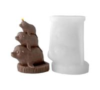 Stampini Animali | Stampo 3D Riutilizzabile e Impilabile | Forme 3D in Silicone per Animali | Per Casa Feste Compleanni Scuola Ufficio