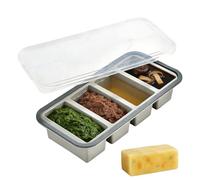 Stampini Da Congelatore Per Zuppa - Resistente Al Calore Con Rilascio Facile | Vassoio In Silicone Porzioni Di Congelare Conservare Brodo Salsa Riso Liquidi E Avanzi Pasti