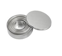 Stampini for biscotti circolari for torte, stampi for, accessori da cucina, set 12 pezzi