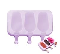Stampini Per | 3 Scomparti Formine Per Ghiaccioli Vassoi Per Conre,Facile Rimozione E Riutilizzabile Per Budini Frutta Leccalecca Dolci Creativi