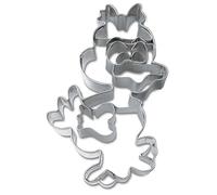 Stampini per Biscotti a Forma di a Forma di Anatra, Argento, Acciaio Inossidabile, Silver, 7,5 cm