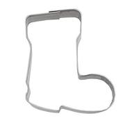 Stampini per Biscotti a Forma di Acciaio Inossidabile Boot, Argento, Acciaio Inossidabile, Silver, 6 cm