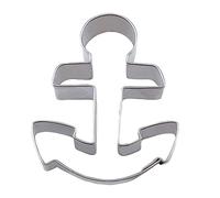 Stampini per Biscotti a Forma di Ancora, Argento, Acciaio Inossidabile, Silver, 5,5 cm