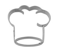 Stampini per Biscotti a Forma di Cappello da Cuoco, Argento