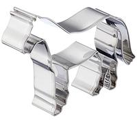 Stampini per Biscotti a Forma di Cavallo, Argento, Acciaio Inossidabile, Silver, 10 cm