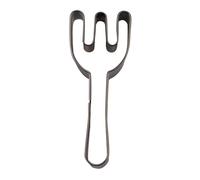 Stampini per Biscotti a Forma di Forcella, Argento, 7.5 cm