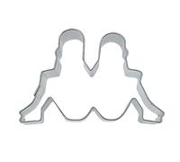 Stampini per Biscotti a Forma di Gemelli, in Acciaio Inox