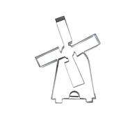Stampini per Biscotti a Forma di goffratura Windmill, Argento
