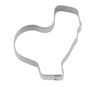 Stampini per Biscotti a Forma di Mini Cock, Argento, 5 cm