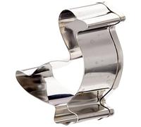 Stampini per Biscotti a Forma di Oca in Acciaio Inox, Argento, Acciaio Inossidabile, Silver, 5,5 cm