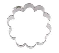 Stampini per Biscotti a Forma di Rosetta Ondulato, Argento
