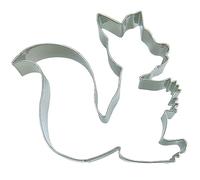 Stampini per biscotti a forma di scoiattolo a forma, argento, 8 x 8 cm