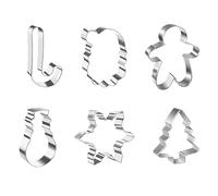 Stampini Per Biscotti Di Natale | Acciaio Inossidabile Babbo Natale Di Neve | Set Di Stampini Per Torte Di Da Forno,Per Pasticceria Feste Invernali Bambini Adulti Famiglia