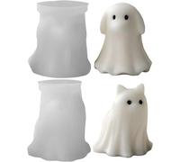 Stampini per candele di Halloween, simpatici fantasmi 3D, kit per decorazioni di Halloween e regali fai da te