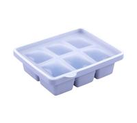 Stampini Per Ghiaccio Per Congelatore | Stampo per Ghiaccio Cubetti 6 Forme Quadrate per Congelatore,Accessorio Cucina Antiaderente per Frigo,Da Viaggio per Festa Cucina Estiva Frigo Picnic