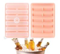 Stampini Per Ghiaccio, Silicone Per Bastoncini Lunghi, Vassoio Ghiaccio Da Congelatore Con Imbuto, Per Camping Feste Cocktail Preparazione Home Bar Whiskey Degustazione Matrimoni Cucina