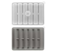 Stampini Per Ghiaccio - Silicone Per Bastoncini Lunghi,Vassoio Ghiaccio Da Congelatore Con Imbuto,Per Degustazione Whisky, Cocktail, Bar Casa, Campeggio, Matrimoni, Cucina