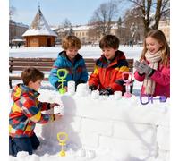 Stampini per Sabbia | Giocattolo da Neve a Forma di Carbone a d'Ape | Stampo per Creare la Neve,Per Bambini in Età Prescolare Vacanza Giochi Giardino Scuola Compleanno
