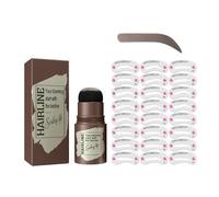 Stampini per sopracciglia facili da usare e strumento per stencil per principianti 24 modelli riutilizzabili a prova di sbavature Set di timbri per sopracciglia dall'aspetto naturale