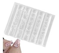 Stampini per unghie manicure fai-da-te | Stampini per charm per unghie per i principianti, le donne, le ragazze, la casa, il salone, il viaggio, festa, la