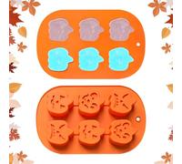 Stampini Per Zucca Da Forno | Teglia Per Cupcake Con 6 Griglie Per Halloween E Thanksgiving | Teglia Per Dolci Da Forno E Stampo Per Decorazione Torte | Per Gelatina Sapone Candela Artigianato
