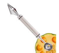 Stampino a forma di anguria, in acciaio a doppia testa di anguria - Cantalupe sorbetto dessert - per pitaya kiwi pomodori burro servire burro snocciolare pera