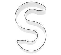 Birkmann 1010712310 Stampino Lettera S, 6 cm, Plastica, Grigio, 5 x 3 x 2 cm