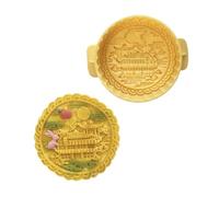 Stampino per biscotti a forma di conigli, stampini per biscotti, dessert, stampo a mano per dolci, facile da pulire, per pasticceria nuziale, utensile da cucina, motivo floreale