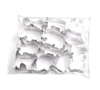 Stampino per biscotti, in acciaio, con stampini per biscotti, facile da rimuovere per panini, muffin, dolci morbidi e al cioccolato