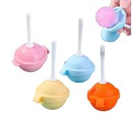 Stampis Per Lecca-lecca, 4PCS Stampis In Silicone Gelati Ghiaccioli, Riutilizzabili A Forma Di Leccas S-tampi Ghiaccioli, Antiaderenti DIY Stampo Ghiacciolis Stili Leccas, Per Cioccolato Caramelle