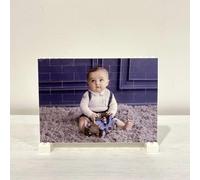 Stampitaly Mattoncini Personalizzati con Foto Idea Regalo Festa papà Mamma Nonni San Valentino Regalo di Coppia Originale - Piedini Supporto Inclusi (unico, Small)