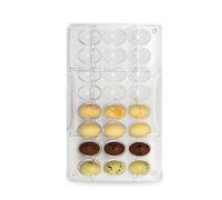 Stampo 24 cioccolatini Ovetti in policarbonato 2,4 cm Decora